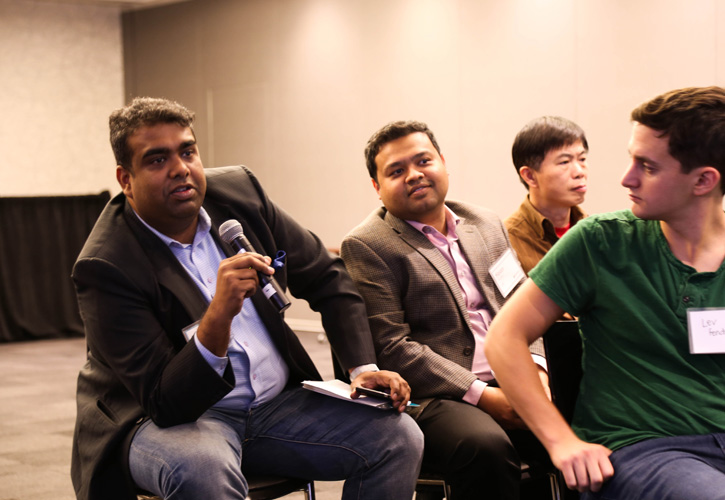 The Q&A session at Customer Happiness Tour Toronto, October 2015.